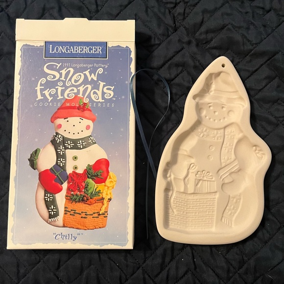 NIB Longaberger pottery cookie molds - Picture 7 of 7